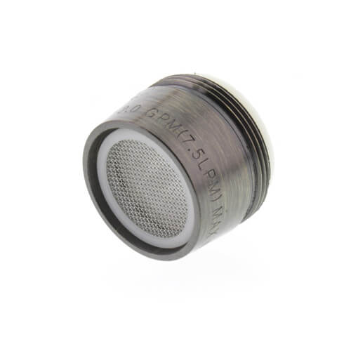 Main product image of Slotless Antique Brass Male x Female Faucet Aerator w/ Washer, 2.2 GPM