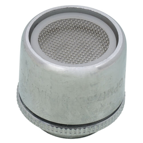 Main product image of Slotless Chrome Male Thread Faucet Aerator for Chicago Faucet w/ Washer, 2.2 GPM