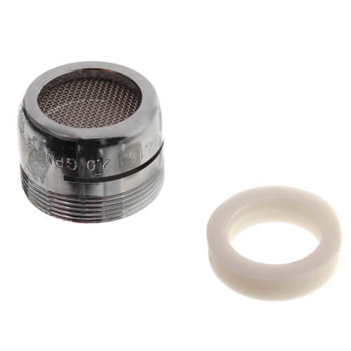 Main product image of Slotted Chrome Male x Female Faucet Aerator w/ Washer, 2.0 GPM