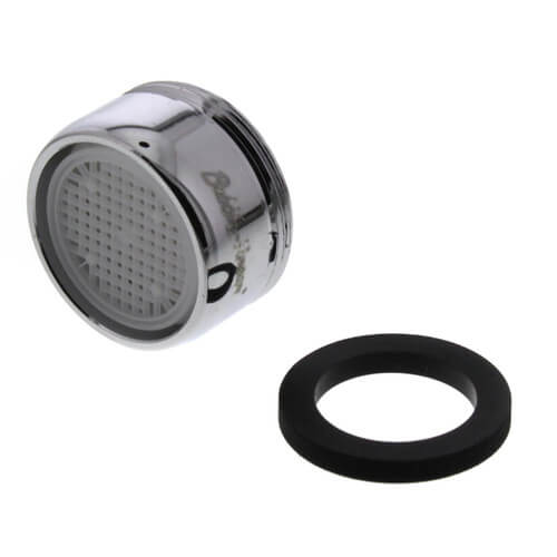 Main product image of 1.5 GPM Slotless Low Flow Male Thread Faucet Aerator w/ Washer (Chrome)