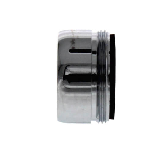 Main product image of 15/16" Slotless Chrome Male Faucet Aerator w/ Washer, 1.5 GPM