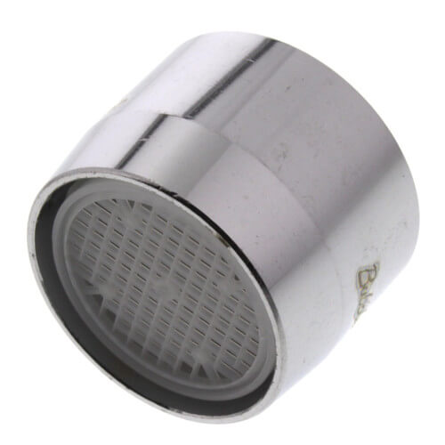 SF0310 Brasscraft SF0310 55/64" Slotless Chrome Female Faucet Aerator w/ Washer, 1.0 GPM