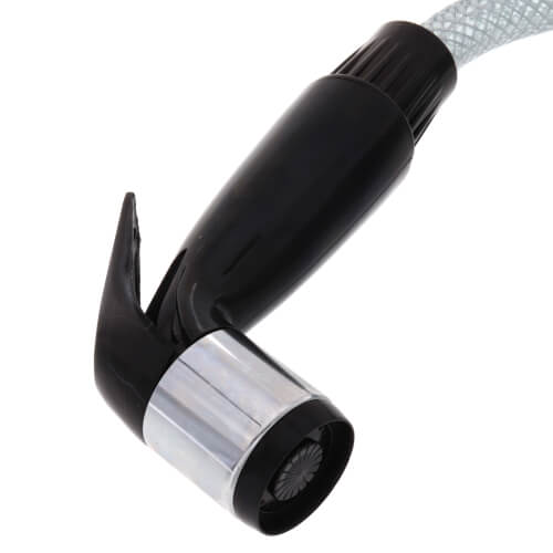 Sink Spray Head w/ Hose (Black & Chrome)