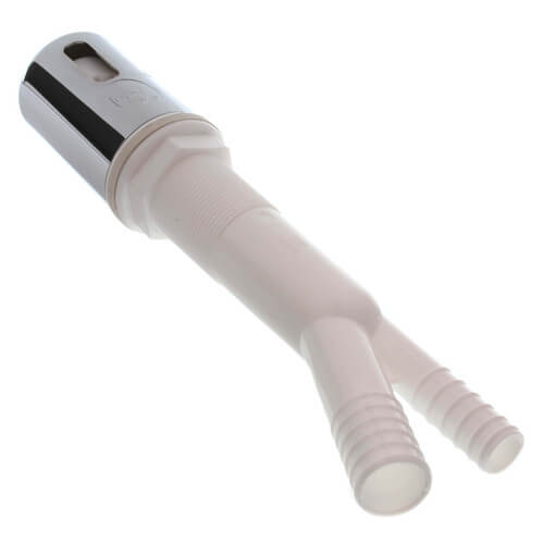Main product image of Chrome/White Dishwasher Air Gap for 5/8" OD Tube Inlet x 7/8" Tube