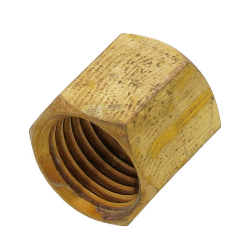 Main product image of 1/4" Heavy Duty Hex Brass Cap w/ Dual Neoprene (25 Pack)