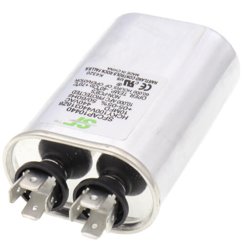 Main product image of Oval Run Capacitor - 10 MFD, 370/440V, SFCAP10440