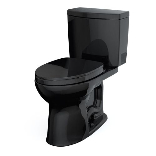 Main product image of MS454124CUF#51 Drake II 2-Piece Elongated 1.0 GPF Universal Height Toilet w/ SS124 Softclose Seat, Washlet+ Ready (Ebony)