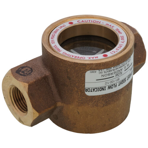 Main product image of 1/2" Midwest Bronze Sight Flow Indicator