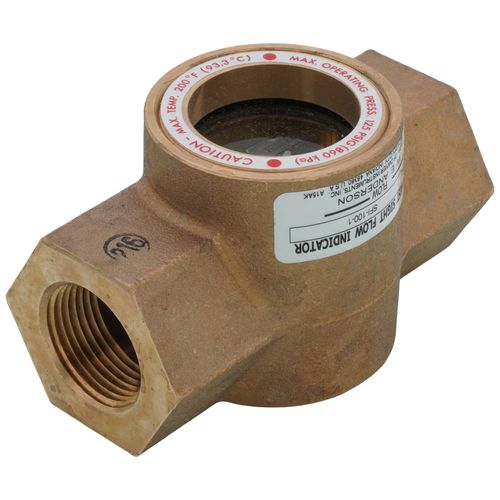 Main product image of 1" Midwest Bronze Sight Flow Indicator