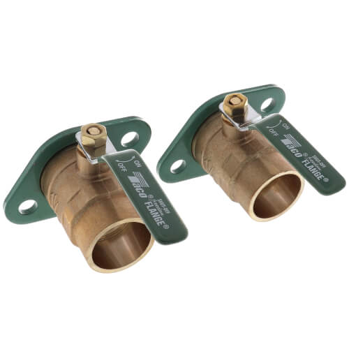 Main product image of 1-1/2" Sweat Shut-Off Brass Freedom Swivel-Flange Set for 0012-F4, 2400-30 & 2400-40