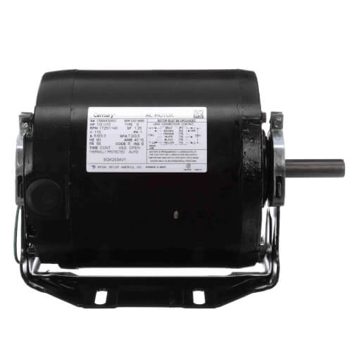 Main product image of 1/3,1/10 HP 115v 2 Speed Fan and Blower HVAC/R Motor, 1 PH, 1725/1140 RPM, 56 Frame, OPEN
