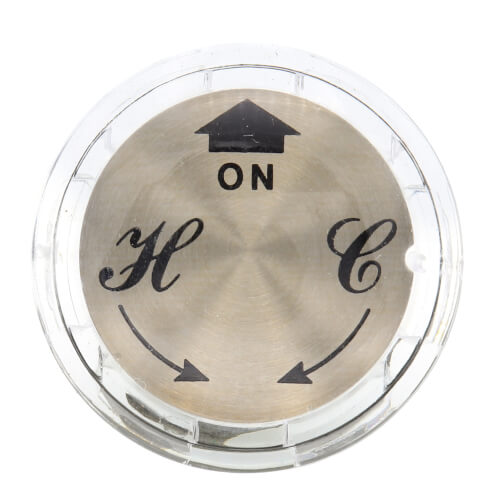 SH0252 Brasscraft SH0252 15/16" Delta Faucet Handle Cap (Clear)