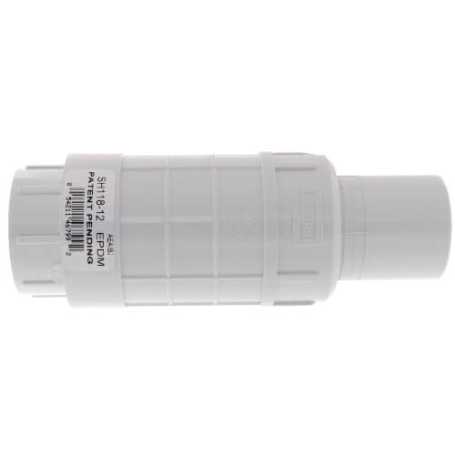 Main product image of 1-1/4" PVC Sch. 40 Short Repair Coupling (Spig x Soc - PVC White with EPDM O-ring)
