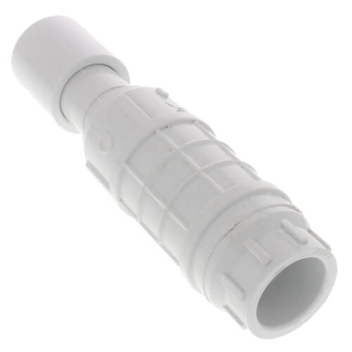 Main product image of 3/4" PVC Sch. 40 Short Repair Coupling (Soc x Soc - PVC White with EPDM O-ring)