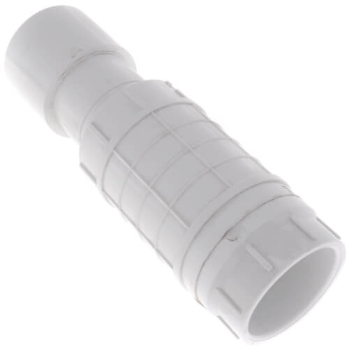 Main product image of 2" PVC Sch. 40 Short Repair Coupling (Soc x Soc - PVC White with EPDM O-ring)