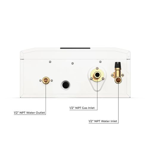 Main product image of SmartHome 80,000 BTU Indoor Tankless Water Heater (4 GPM, NG)