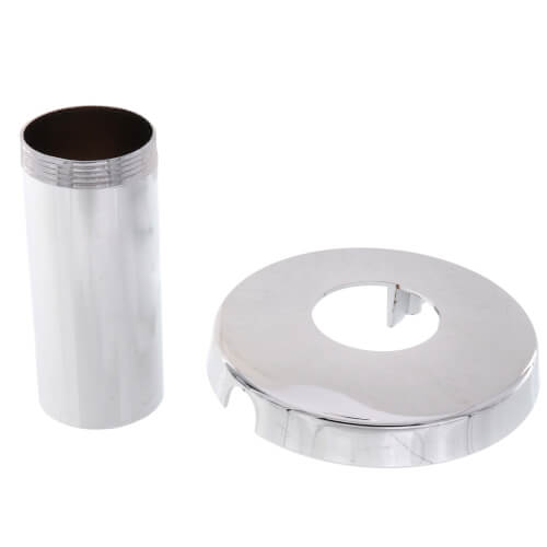 SH1806 Brasscraft SH1806 1" IPS Chromeplated Zinc Escutcheon with