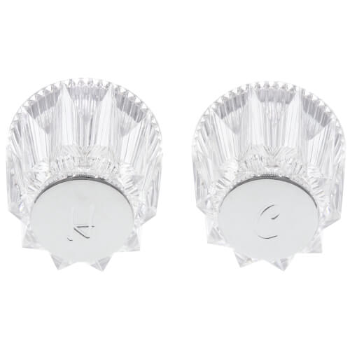 Main product image of Price Pfister Old Style Windsor Faucet Handles for Lav/Kitchen, Pair (Clear/Chrome), SH2751