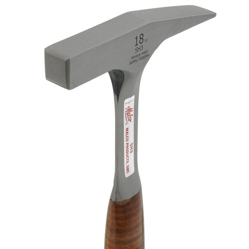 Sheet Metal Hammer w/ Leather Grip (18-Oz Setting)