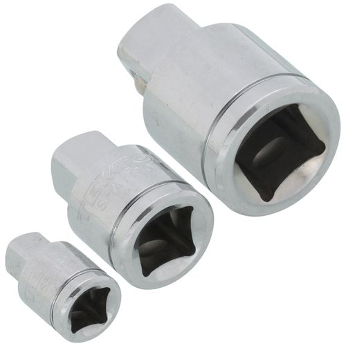 Main product image of 1/4, 3/8, 1/2" Drive Mini Extension Set (3-Piece)