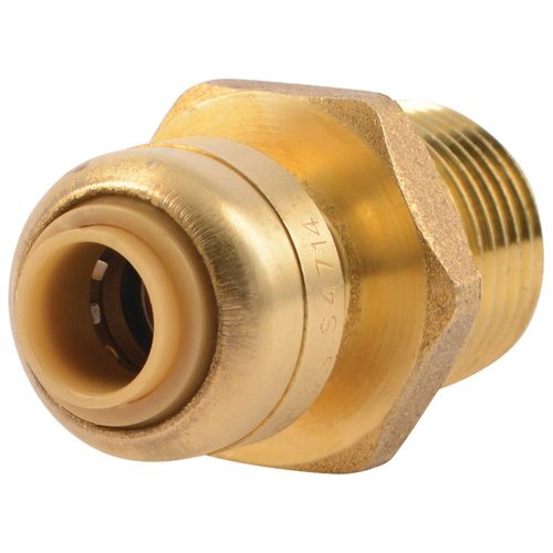Main product image of 1/4" SharkBite x 1/2" Male Pipe Thread Reducing Connector (Lead Free), U110LFA