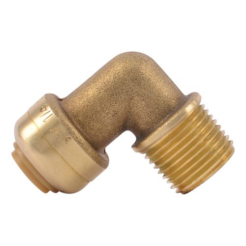 Main product image of 1/4" SharkBite x 3/8" MIP Reducing Dishwasher 90-Degree Elbow Lead Free, U276LFA