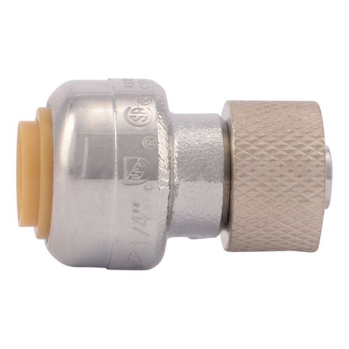 Main product image of 1/4" x 3/8" SharkBite Compression Stop Valve Connector (Lead Free), U3523LFA