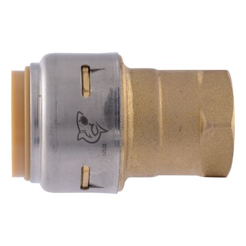 Main product image of 3/4" x 1/2" SharkBite Max FNPT Bullnose Adapter, UR092A