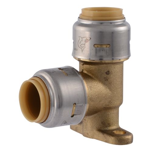 Main product image of 1/2" x 1/2" SharkBite Max Drop Ear Elbow (Lead Free), UR249A