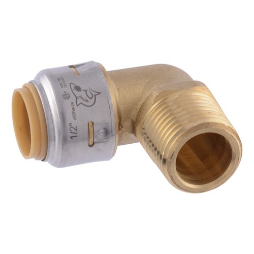 Main product image of 1/2" x 1/2" SharkBite Max MNPT Adapter Elbow, UR280A