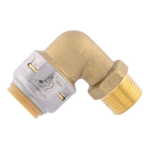 Main product image of 1/2" X 3/8" SharkBite Max MNPT Dishwasher Elbow (Lead Free), UR281A