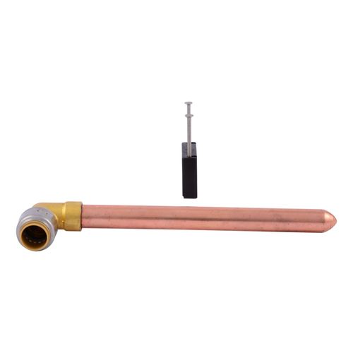Main product image of 1/2" Elbow X 1/2" Copper Tube 8" Length SharkBite Max Stub-Out Elbow (Lead Free), UR351A