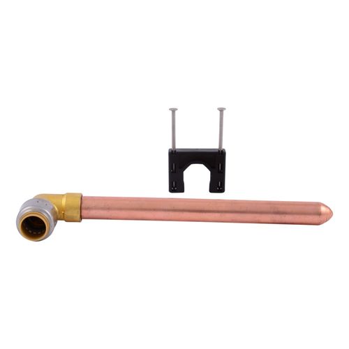 Main product image of 1/2" Elbow X 1/2" Copper Tube 8" Length SharkBite Max Stub-Out Elbow (Lead Free), UR351A