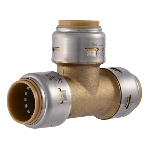 Main product image of 3/4" x 3/4" x 3/4" SharkBite Max Tee (Lead Free), UR370A