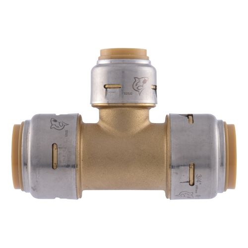 Main product image of 3/4" x 3/4" x 1/2" SharkBite Max Reducing Tee (Lead Free), UR412A