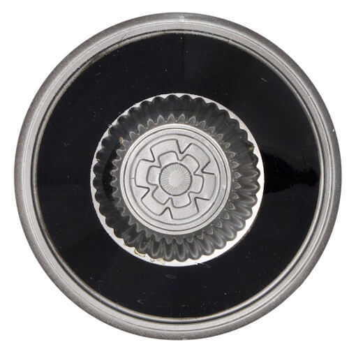Main product image of 1-5/8" Black and Silver Handle Cap for Moen Faucets (5-Pack), SHB0306
