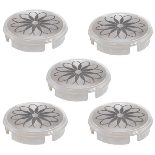 Main product image of 1-9/16" Clear Handle Cap for Moen and Nibco Faucets (5-Pack), SHB0307