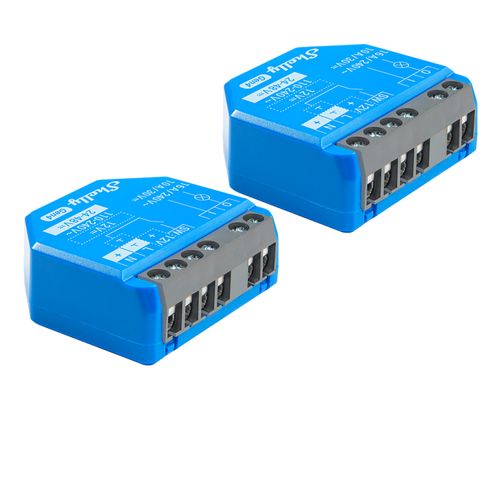 Main product image of 1 Gen4 1-Channel Smart Relay Switch, Dry Contacts, 16A, Compatible with Google Home & Alexa (Blue) (Pack of 2)