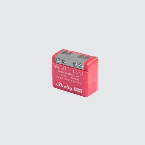 Main product image of 1 Mini Gen4 1-Channel Wi-Fi Smart Relay Mini (Pack of 2)