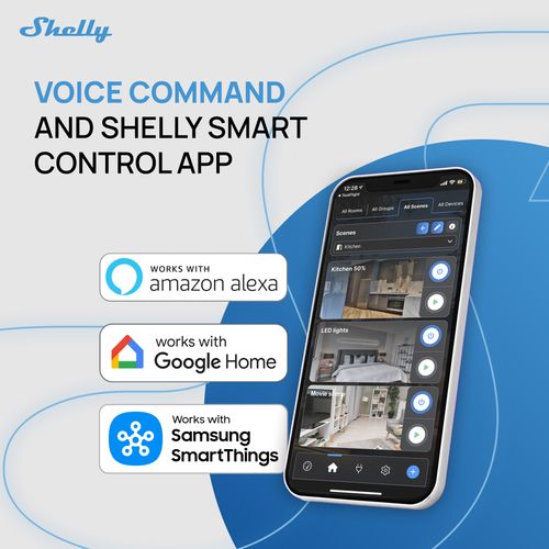 Main product image of 1 Mini Gen4 1-Channel Wi-Fi Smart Relay Mini (Pack of 2)