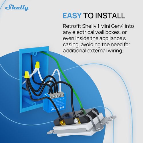 Main product image of 1 Mini Gen4 1-Channel Wi-Fi Smart Relay Mini