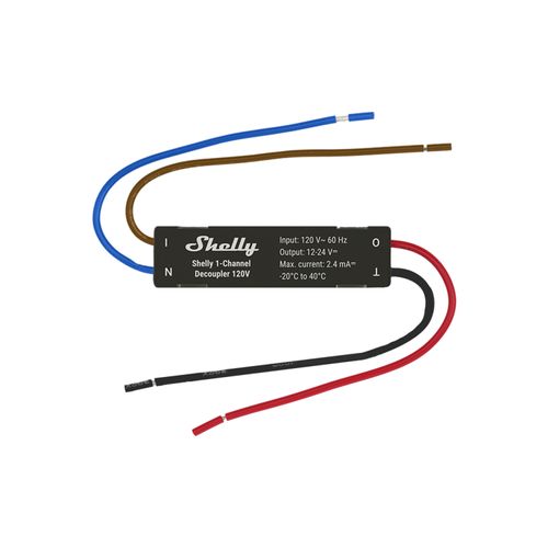 Main product image of 1-Channel Neutral Wire Decoupler, 120V (Black)
