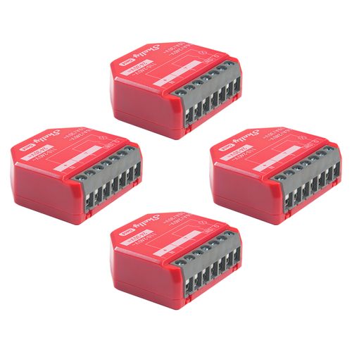 Main product image of 1PM Gen4 1-Channel Wi-Fi Smart Relay with Power Monitoring (Pack of 4)