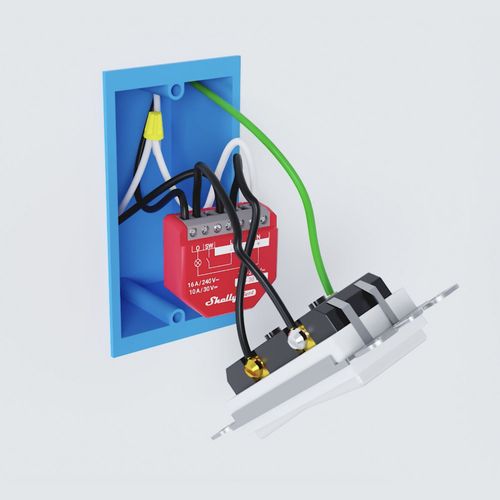 Main product image of 1PM Gen4 1-Channel Wi-Fi Smart Relay with Power Monitoring (Pack of 4)