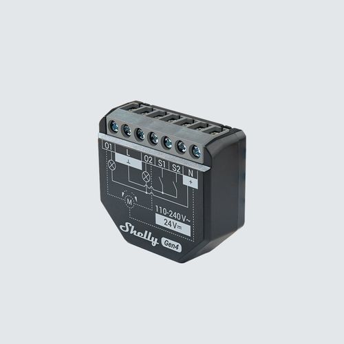 Main product image of 2PM Gen4 2-Channel Wi-Fi Smart Relay with Power Monitoring (Pack of 2)