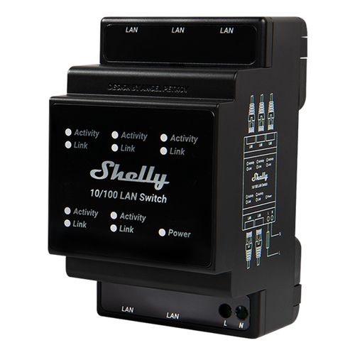 Main product image of LAN Network Switch for DIN Rail Pro Devices