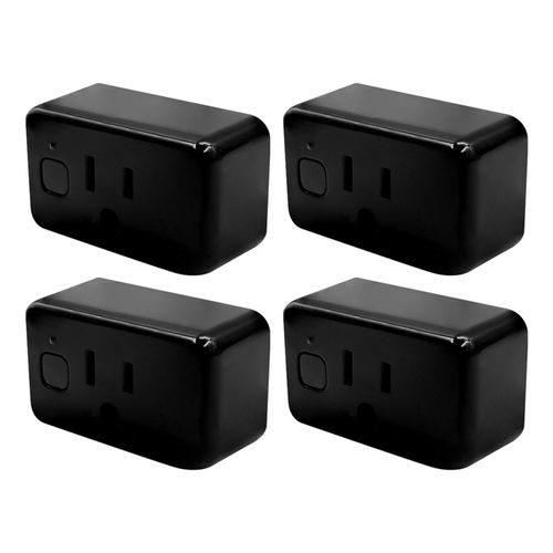 Main product image of Gen4 Wi-Fi Smart Plug with Power Monitoring (Black)