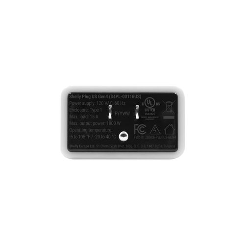 Main product image of Gen4 Wi-Fi Smart Plug with Power Monitoring (Black)
