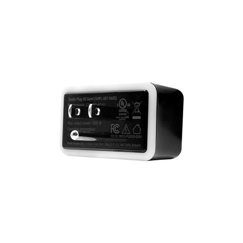Main product image of Gen4 Wi-Fi Smart Plug with Power Monitoring (Black)