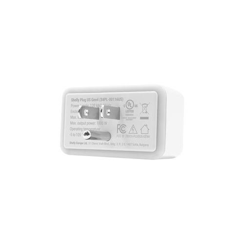Main product image of Gen4 Wi-Fi Smart Plug with Power Monitoring (White)
